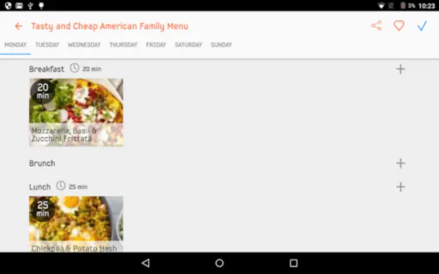 Recipe Calendar android App screenshot 3
