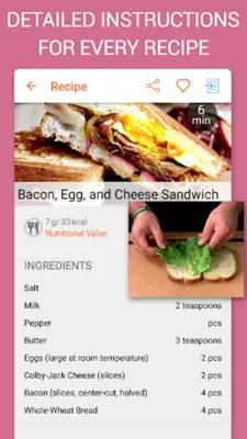 Recipe Calendar android App screenshot 5